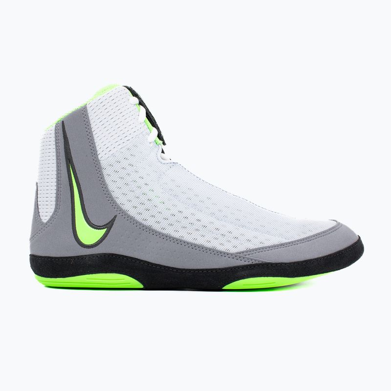 Futbalová zápasová obuv Nike Inflict 4 grey/lime blast/anthracite/white