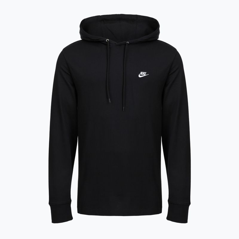 Pánska mikina Nike Sportswear Club Knit Pullover Hoodie black/black/white 4