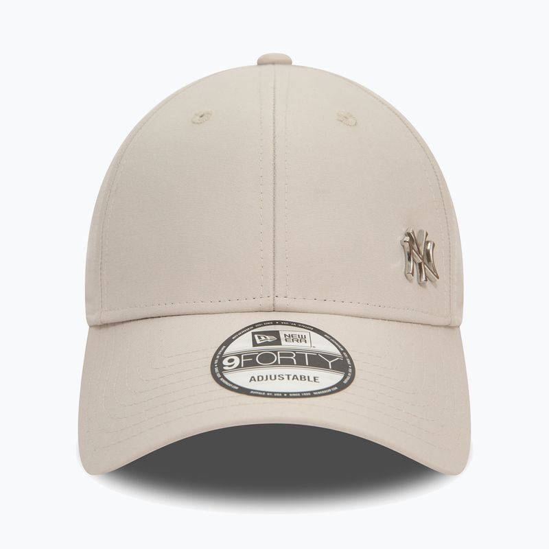 New Era Flawless 9FORTY New York Yankees light beige baseballová čiapka 3