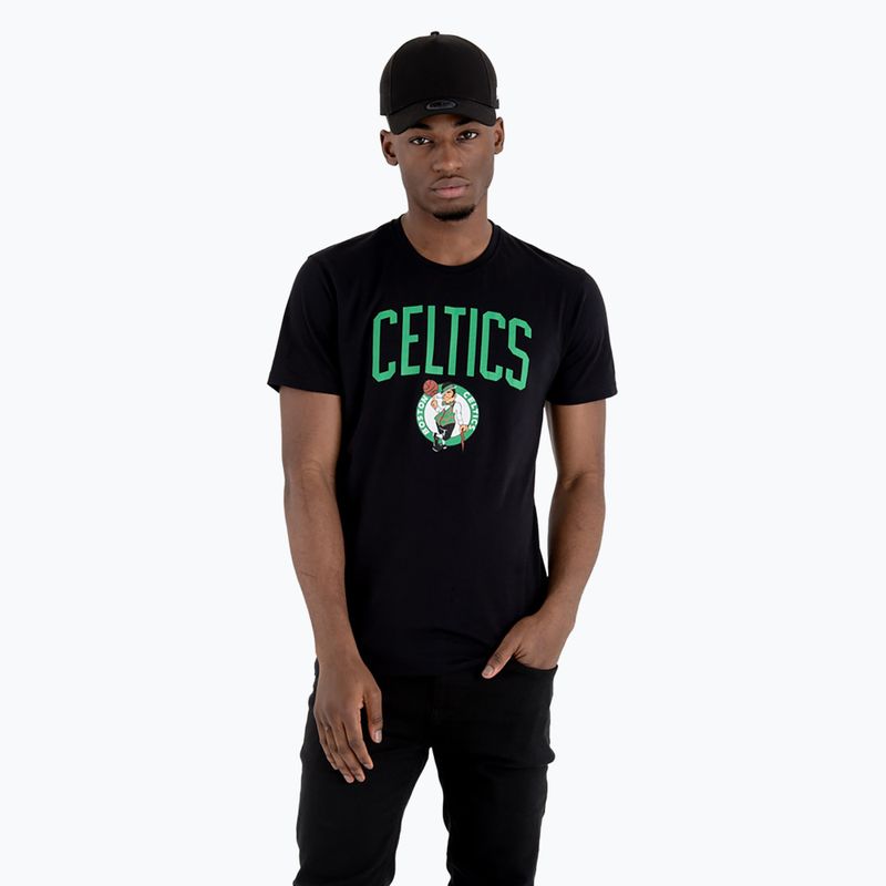 New Era Celtics pánske tričko čierne