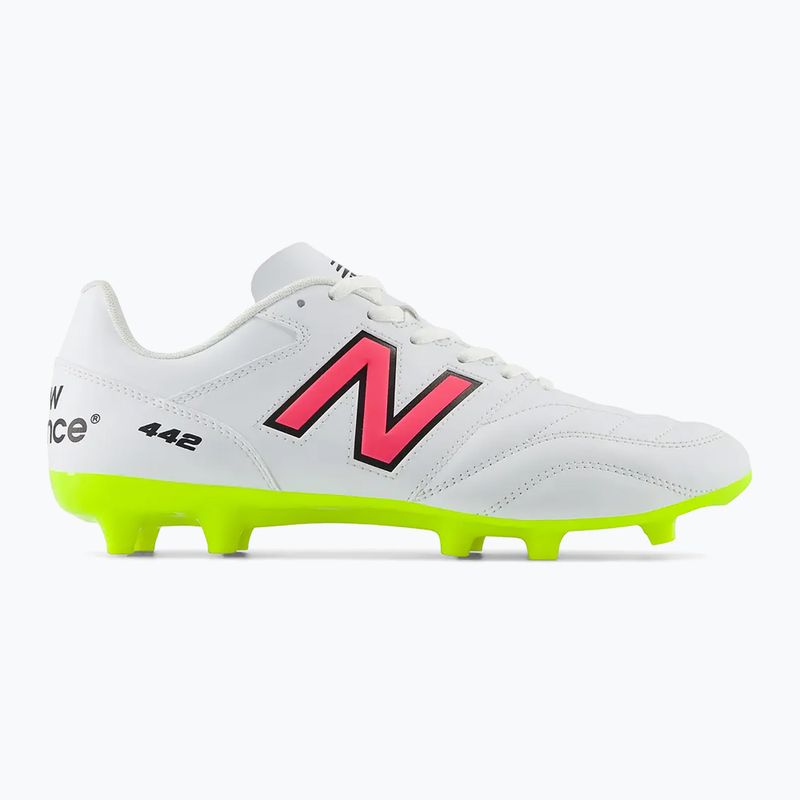 Pánska futbalová obuv/ kopačky New Balance 442's Academy V2 FG white/lime 9