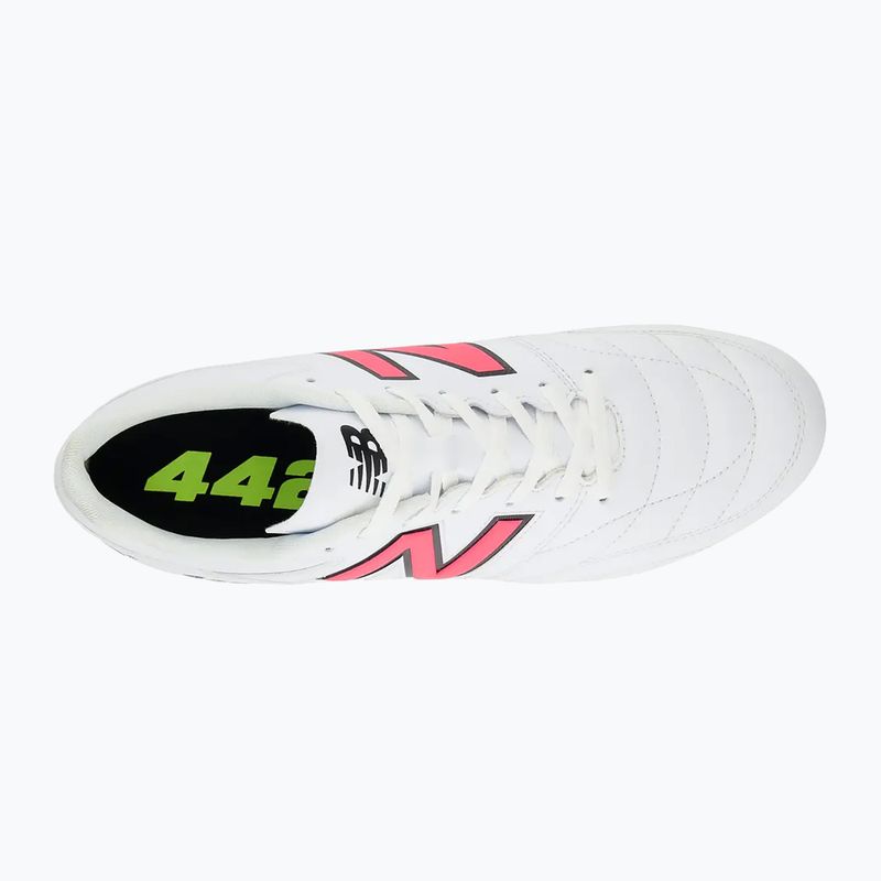 Pánska futbalová obuv/ kopačky New Balance 442's Academy V2 FG white/lime 12