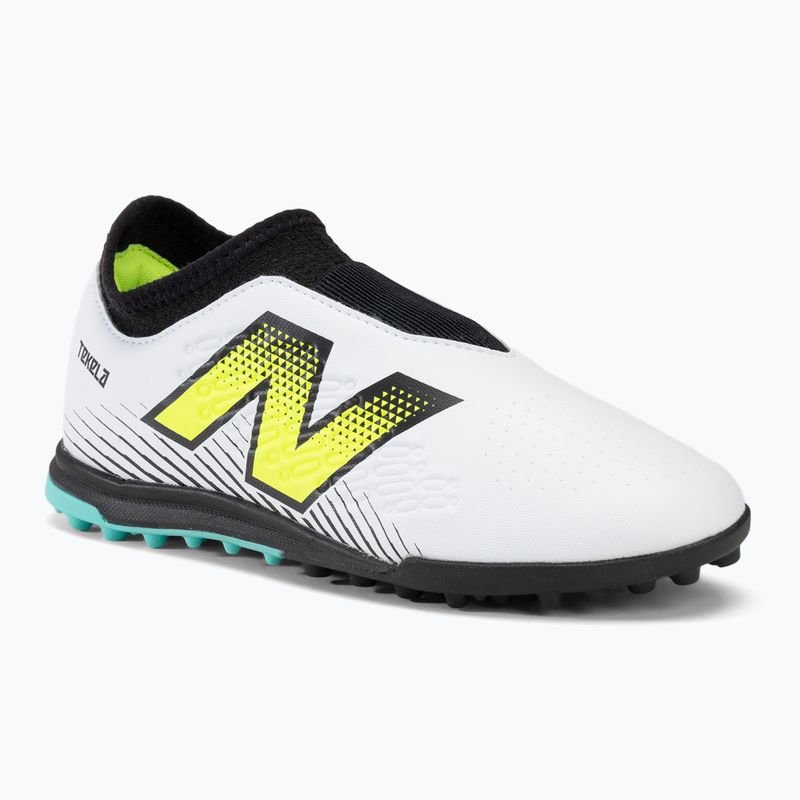 Detská futbalová obuv/ kopačky New Balance Tekela Magique V4+ TF white