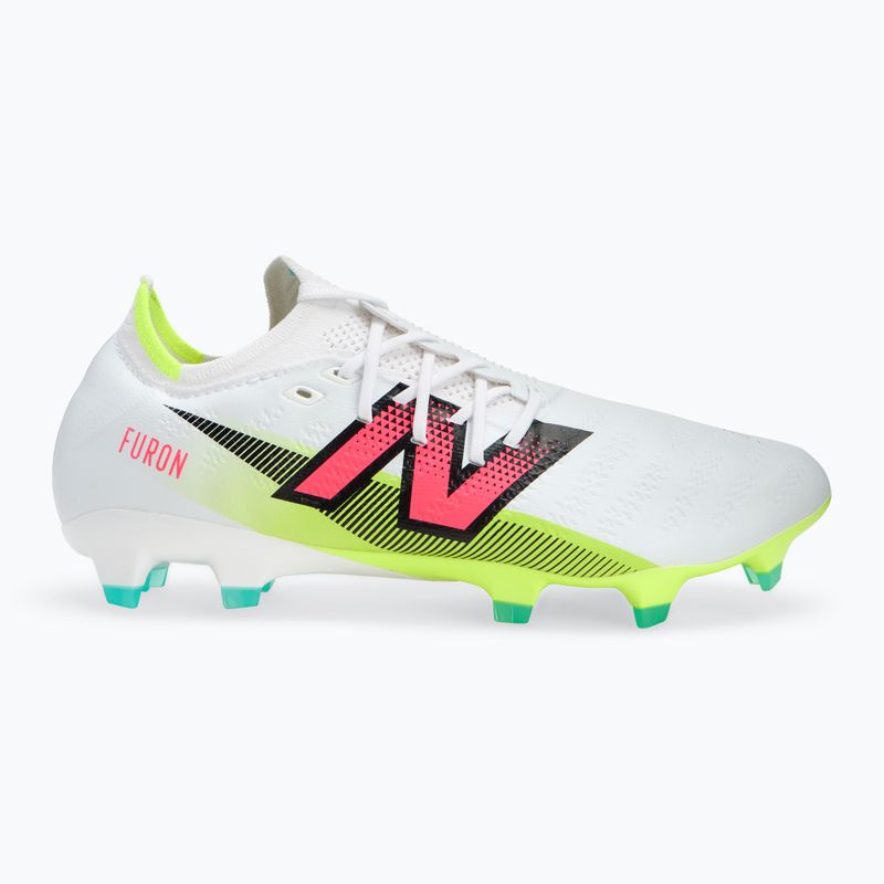 Pánska futbalová obuv/ kopačky New Balance Furon Pro V7+ FG white 2