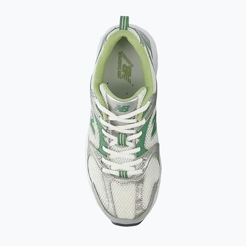 Topánky New Balance 530's silver metallic/mallard green 5