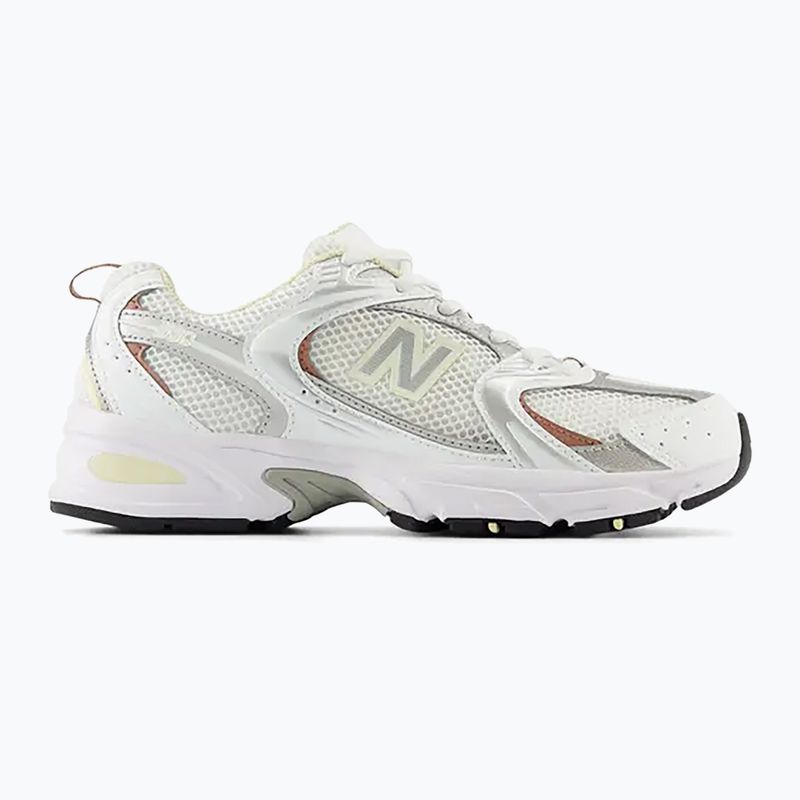 Biele vápnikové topánky New Balance 530