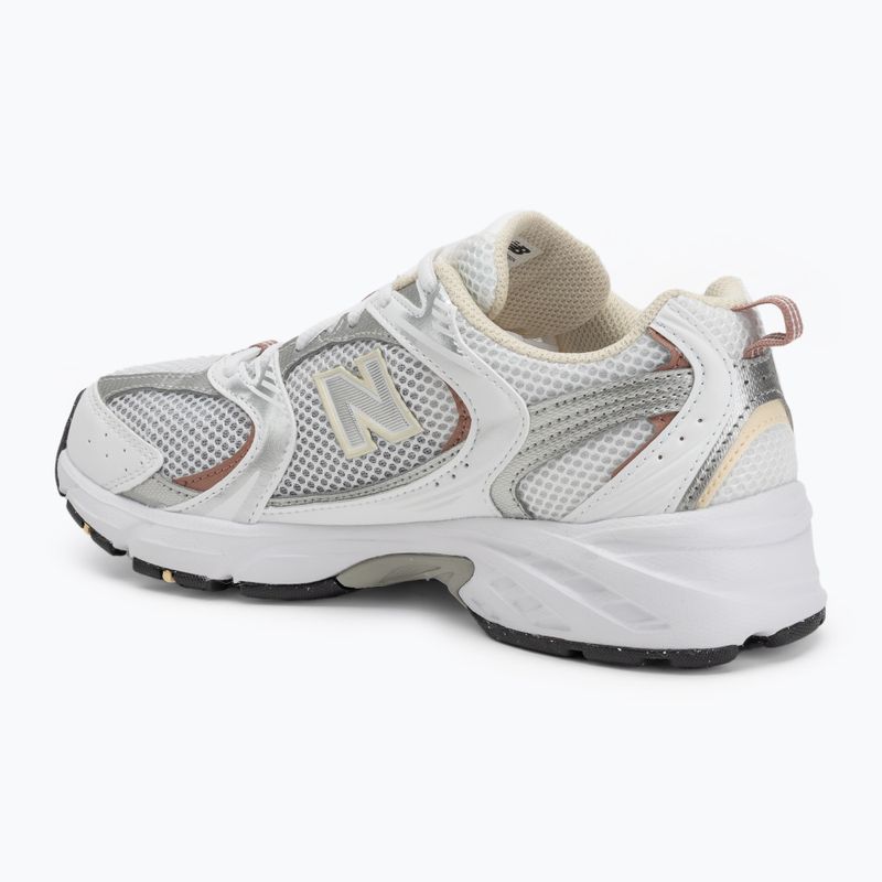 Biele vápnikové topánky New Balance 530 3