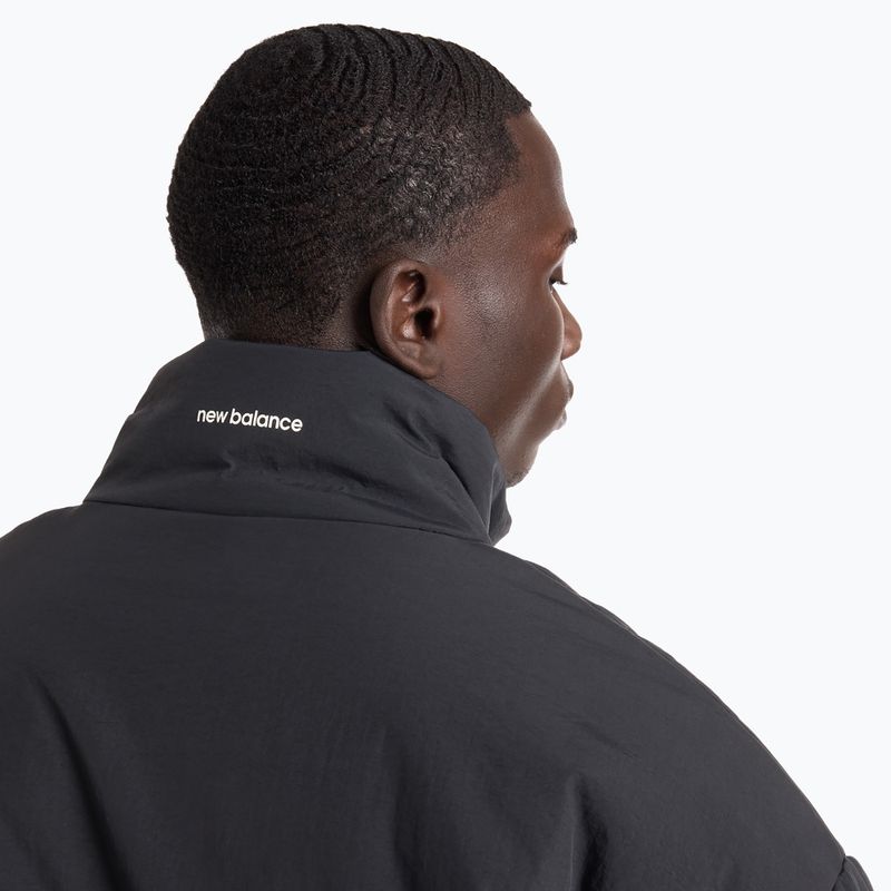Pánska zateplená bunda New Balance Hoops Puffer black 5