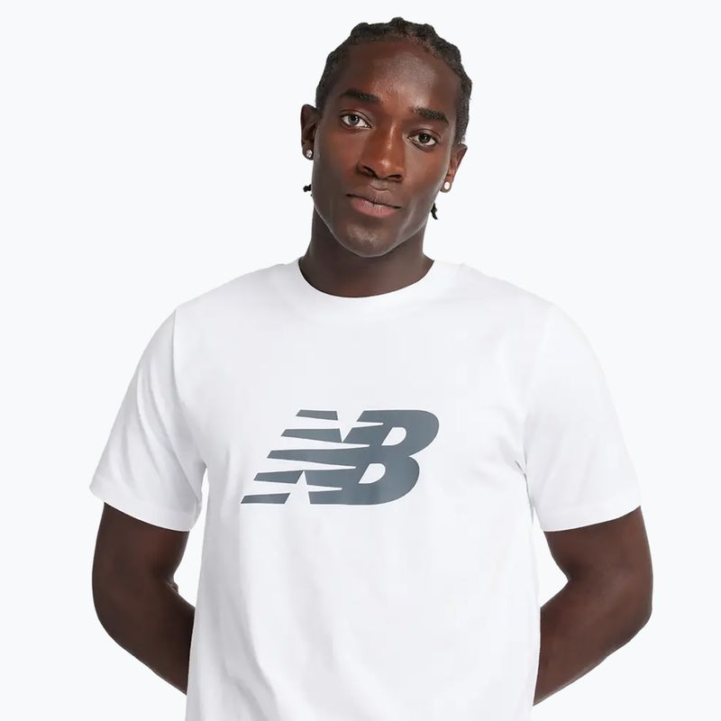 Pánske tričko New Balance Graphic V Flying white 4