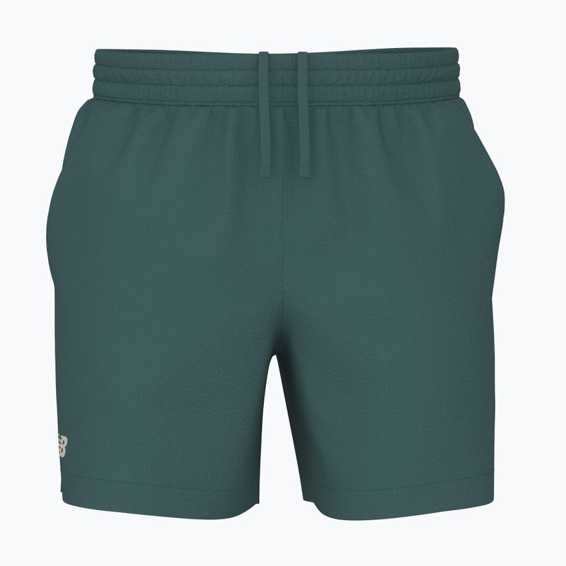 Pánske tenisové šortky New Balance Tournament Seersucker Short new spruc