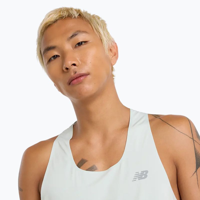 Pánske bežecké tielko New Balance Race Day Tank clayash 4