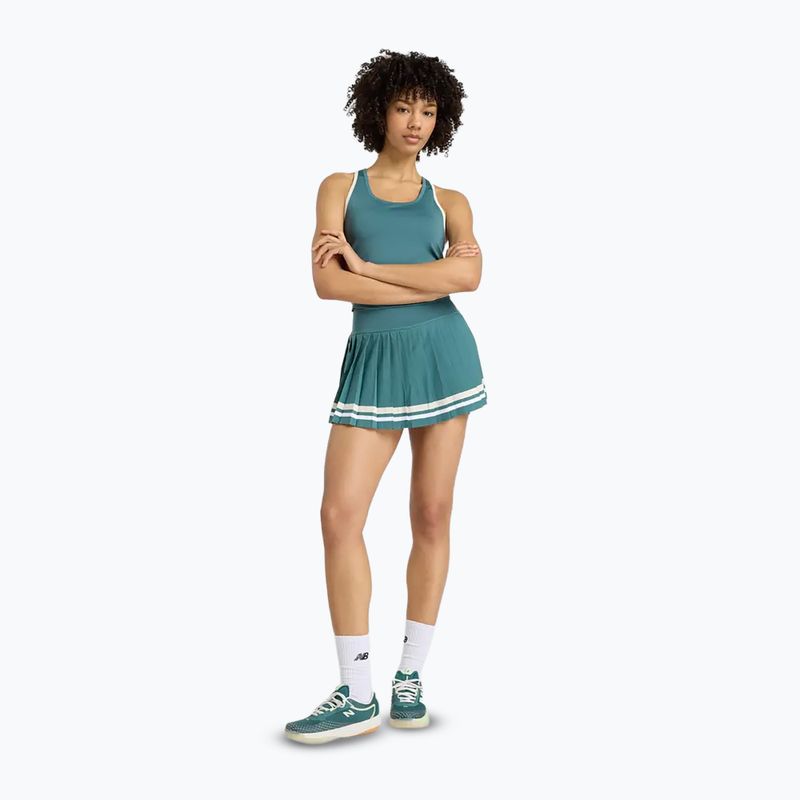 Dámske tenisové tričko New Balance Tournament Novelty Tank W new spruce 2