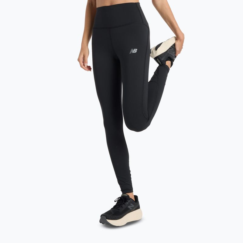 Dámske bežecké legíny New Balance Harmony High Rise black 5