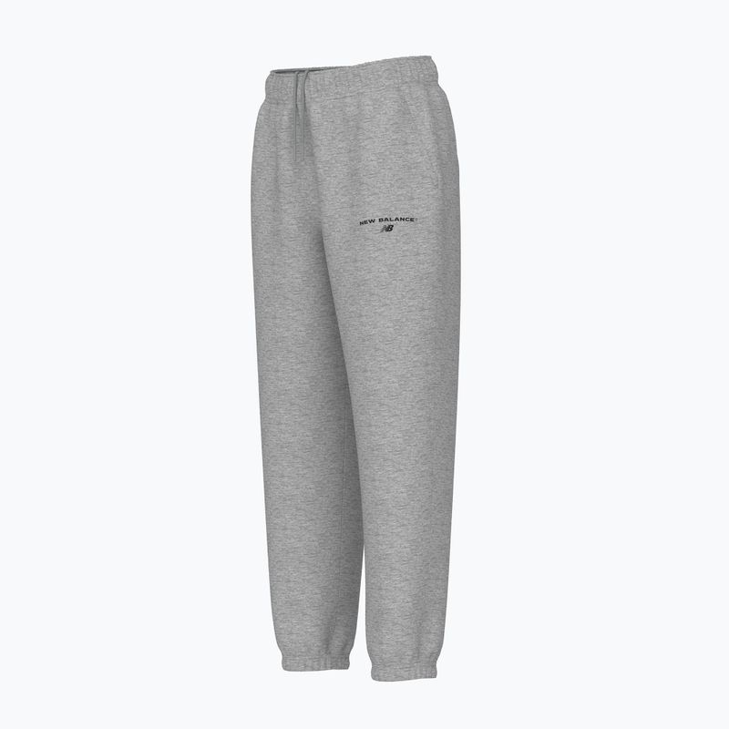 Dámske nohavice New Balance Reimagined Fleece Jogger Ashheath 3