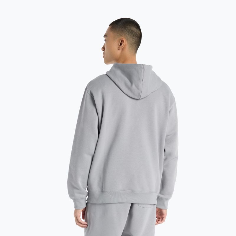 Pánska mikina New Balance Reimagine Fleece Hraphic Hoody slategrey 2