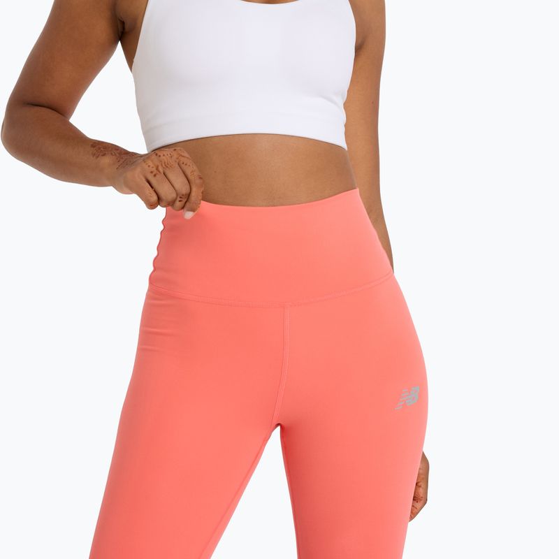 Dámske bežecké legíny New Balance Harmony High Rise driftred 4