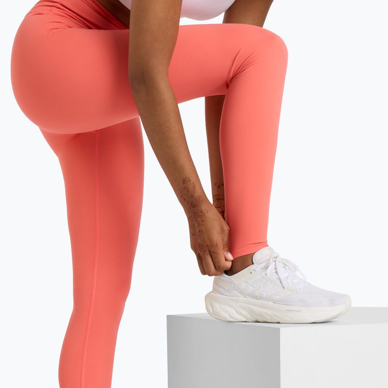Dámske bežecké legíny New Balance Harmony High Rise driftred 6