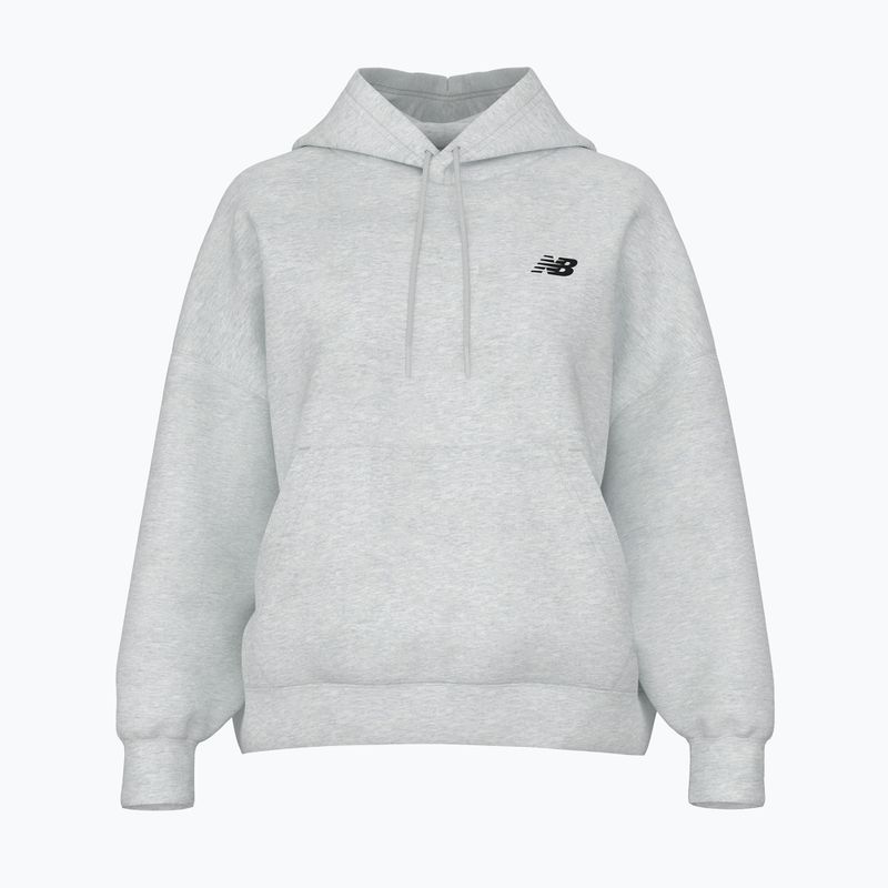 Dámska mikina New Balance Reimagine Fleece Hoodie ashheath