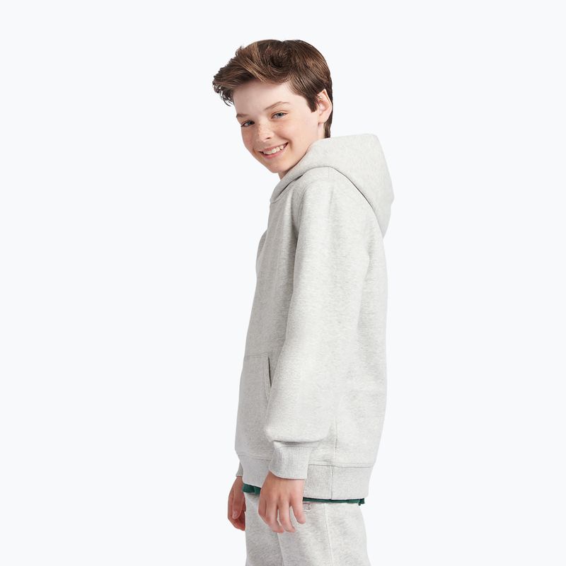 Detská mikina New Balance Brush Back Small Logo Hoodie ash heather 4