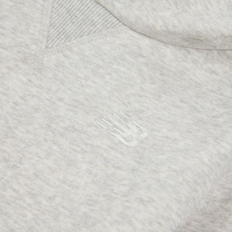 Detská mikina New Balance Brush Back Small Logo Hoodie ash heather 8