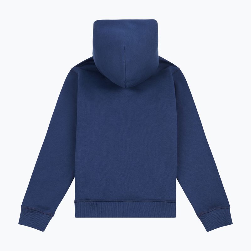 Detská mikina New Balance Brush Back Small Logo Full Zip Hoodie nb navy 2