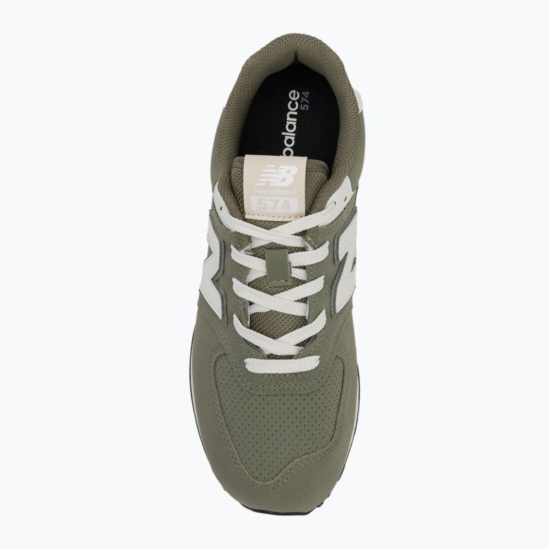 Topánky New Balance 574's V1 dark olivine 5