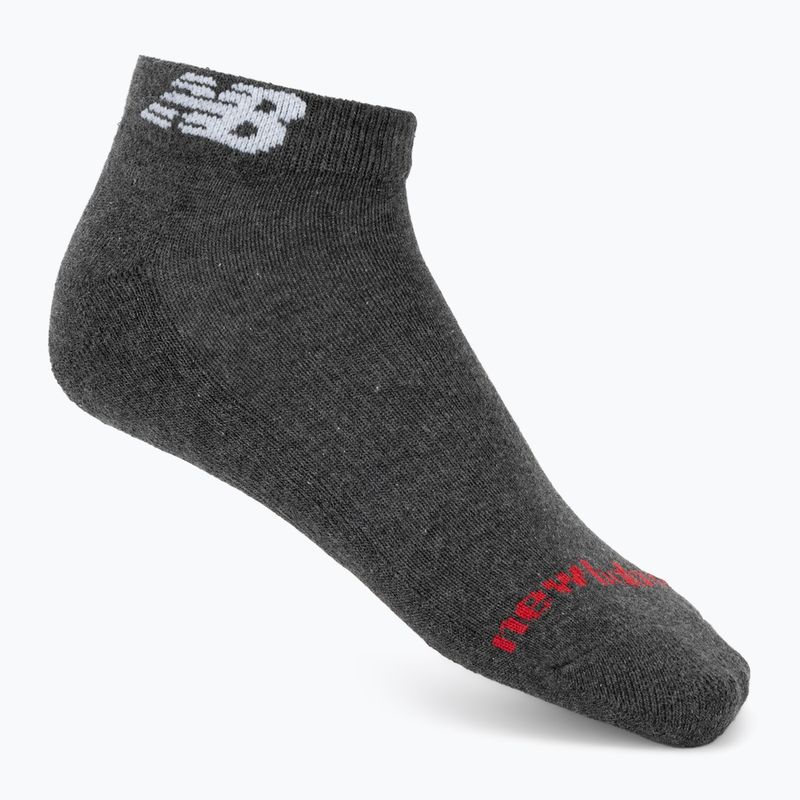 Ponožky New Balance Everyday Low Cut 6 pairs white/silver metallic 4