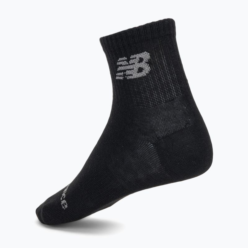 Ponožky New Balance Performance Basic Ankle 3 pairs black/white 2