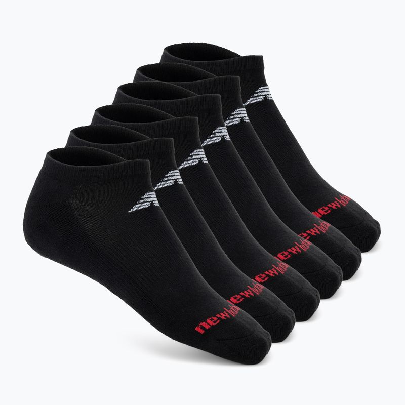 Ponožky New Balance Everyday No Show 6 pairs black/white