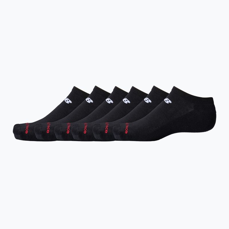 Ponožky New Balance Everyday No Show 6 pairs black/white 6