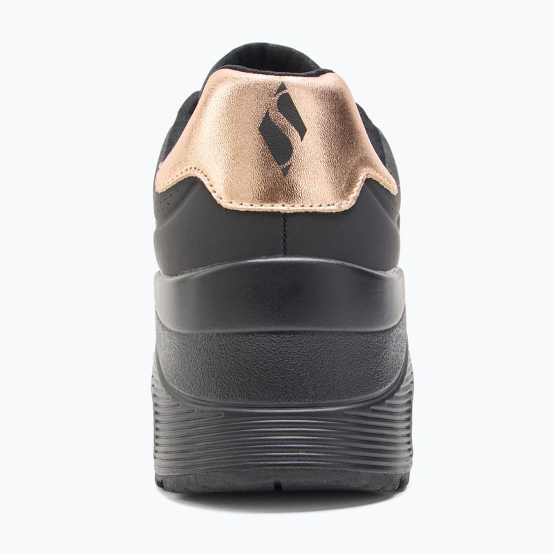 Dámska obuv SKECHERS Uno Wedge Hi Steps black/rose gold 6