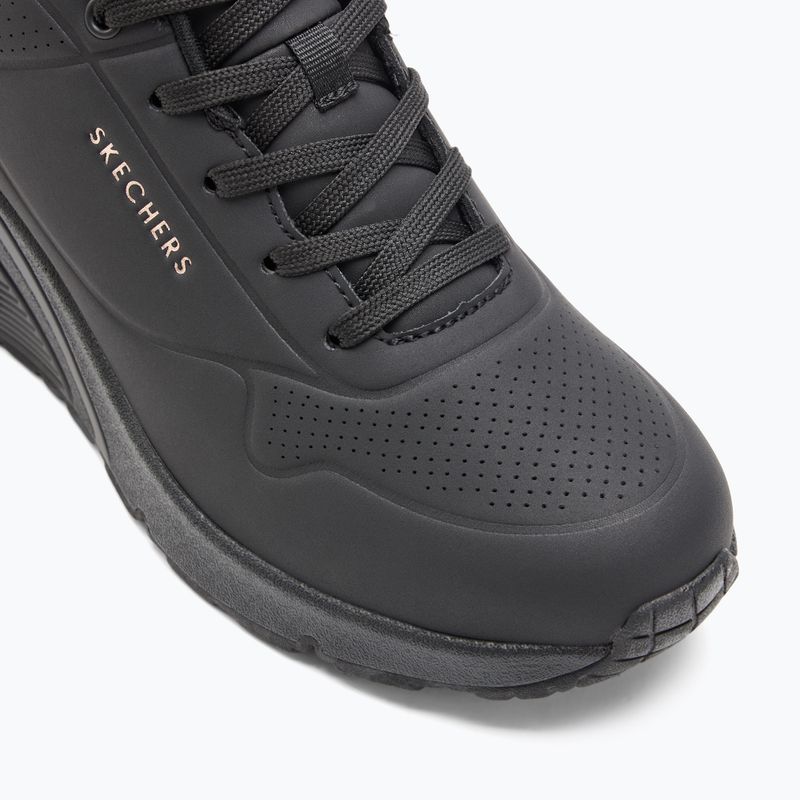 Dámska obuv SKECHERS Uno Wedge Hi Steps black/rose gold 7