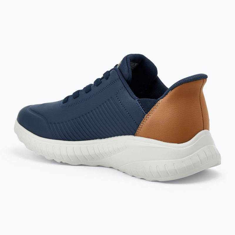 Pánska obuv SKECHERS Bobs Squad Chaos Heel Preferred navy 3