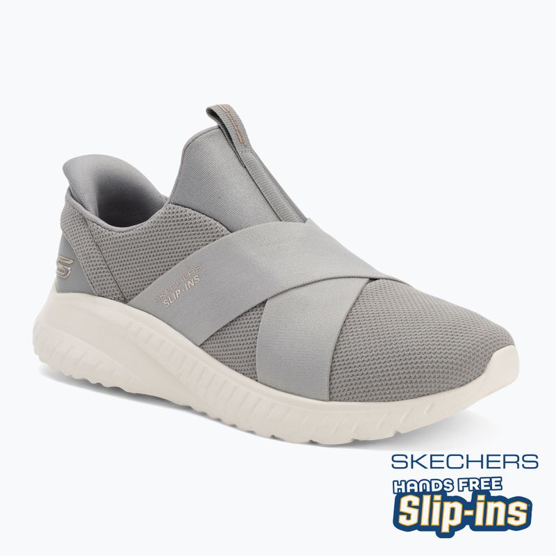 Dámska obuv SKECHERS Bobs Squad Chaos Your Moment sivá
