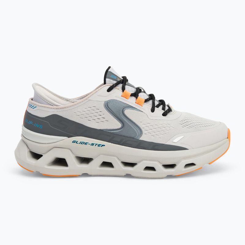 Pánska obuv SKECHERS Glide Step Altus gray/orange 2