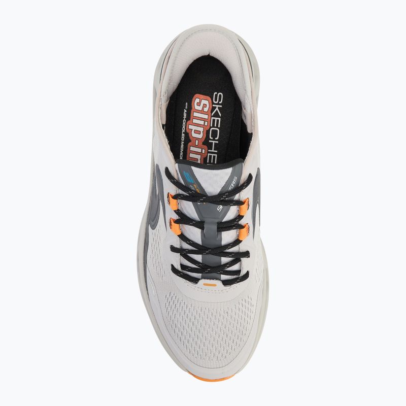 Pánska obuv SKECHERS Glide Step Altus gray/orange 5