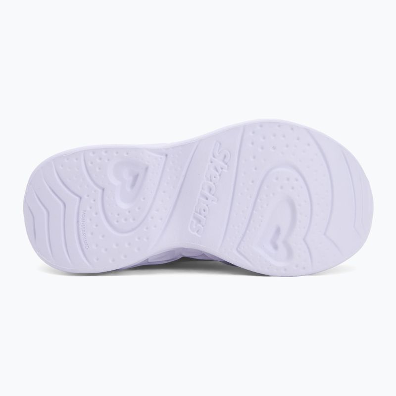 Detské topánky SKECHERS Heart Lights Retro Hearts navy leather/multi trim 4