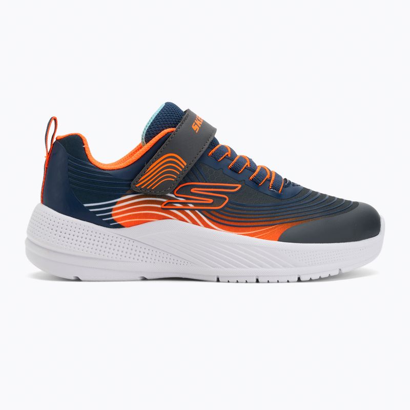 Detské topánky Skechers Microspec Advance navy/orange 2