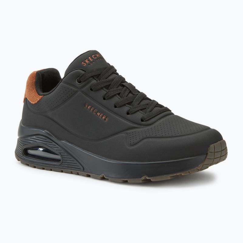 Pánska obuv SKECHERS Uno Suited On Air black/chestnut