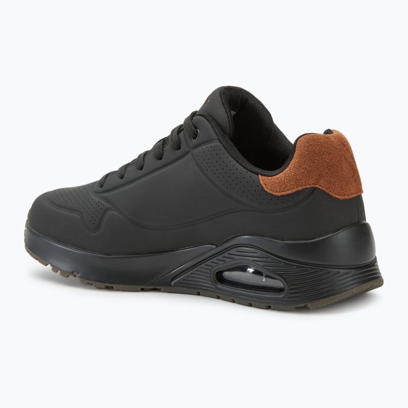 Pánska obuv SKECHERS Uno Suited On Air black/chestnut 3