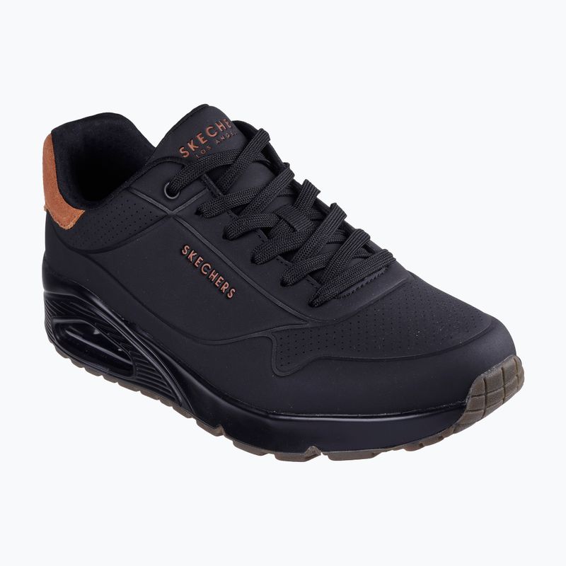 Pánska obuv SKECHERS Uno Suited On Air black/chestnut 8