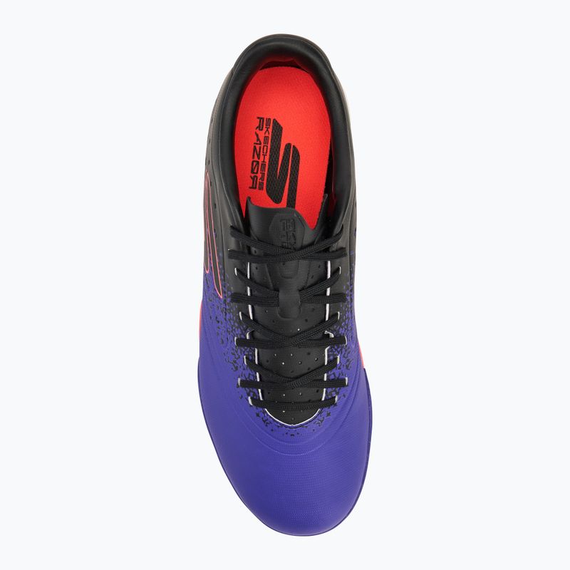 Pánske kopačky Skechers Razor Academy Gold 1.5 TF purple 5