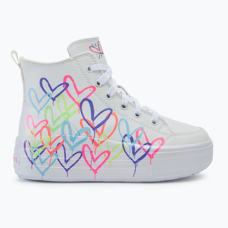 Detská obuv SKECHERS Hyperlift Love Daze white/multicolor 2