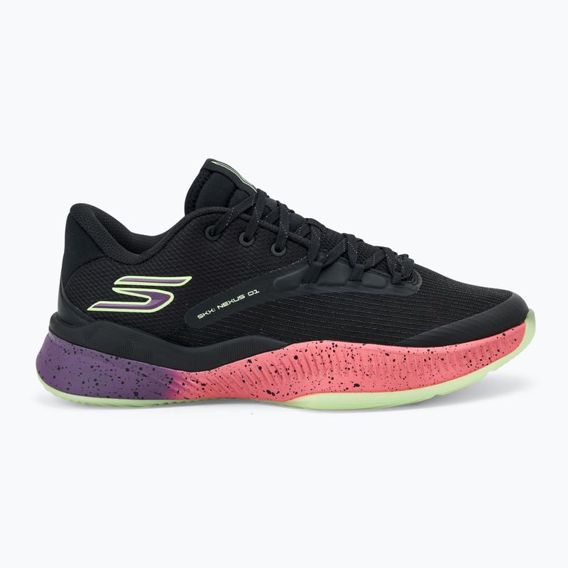 Pánska basketbalová obuv SKECHERS SKX Nexus black/purple/pink 2