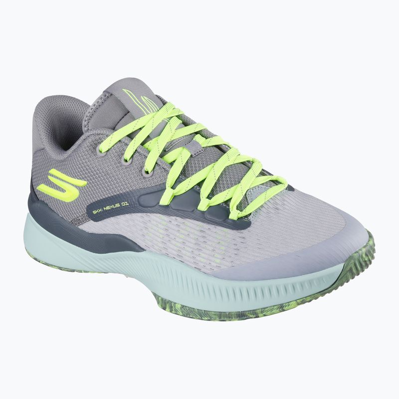 Pánska basketbalová obuv SKECHERS SKX Nexus charcoal/green 8