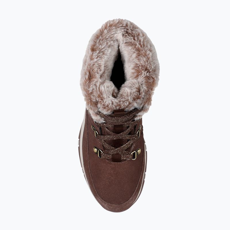 Dámske topánky Skechers Trego Snow Worries chocolate 12