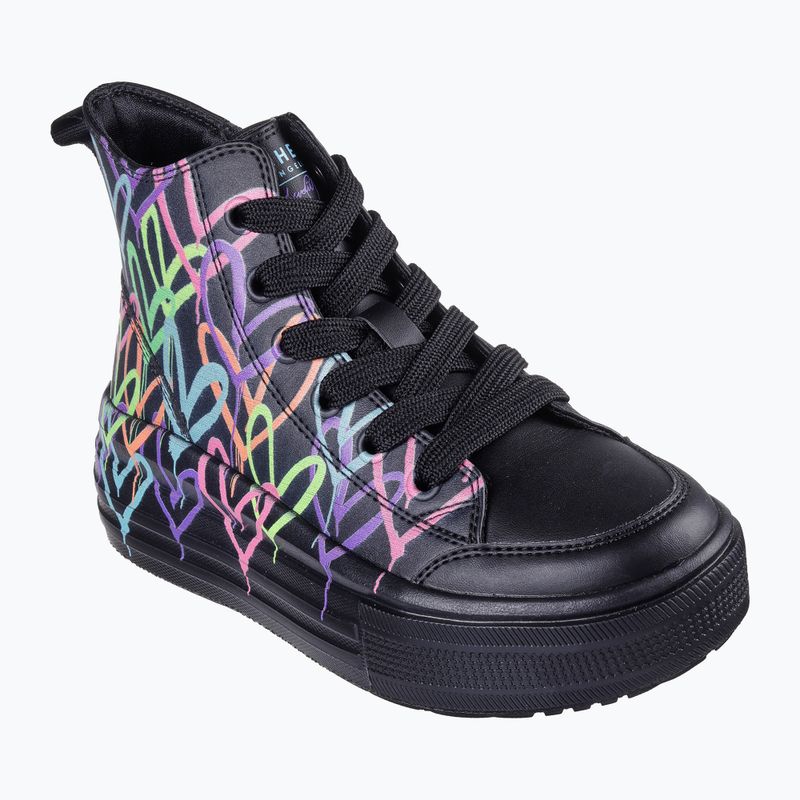 Detská obuv SKECHERS Hyperlift Love Daze black/multicolor 8