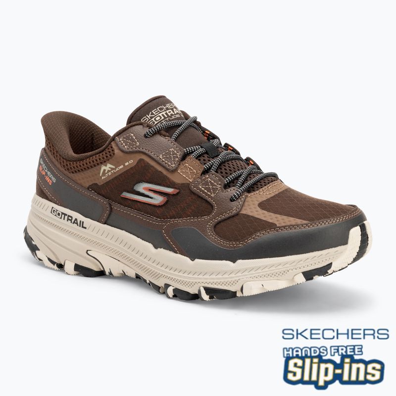 Pánske bežecké topánky SKECHERS Go Run Trail Altitude 2.0 Rocky Hill brown