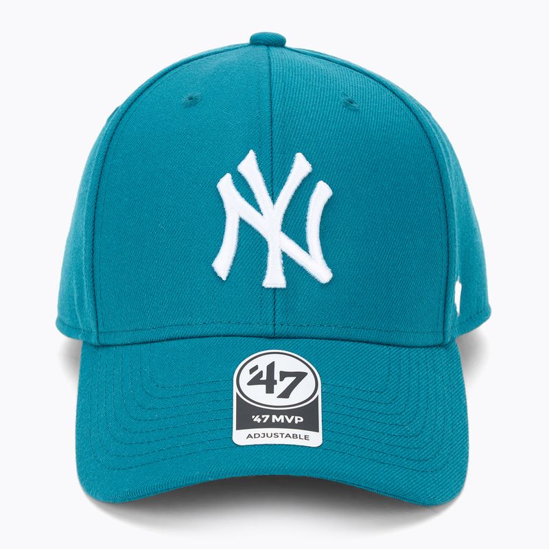 47 Značka MLB New York Yankees MVP dark teal baseballová čiapka 2