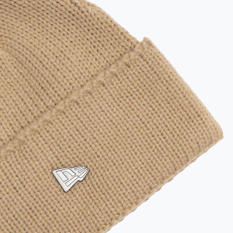 Zimná čiapka New Era Ne Wide Beanie med beige 3